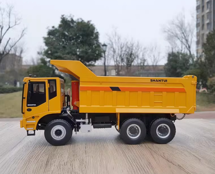 1:35 26CM SHANTUI Mining Dump Truck Construction Equipment Machine Diecast Model