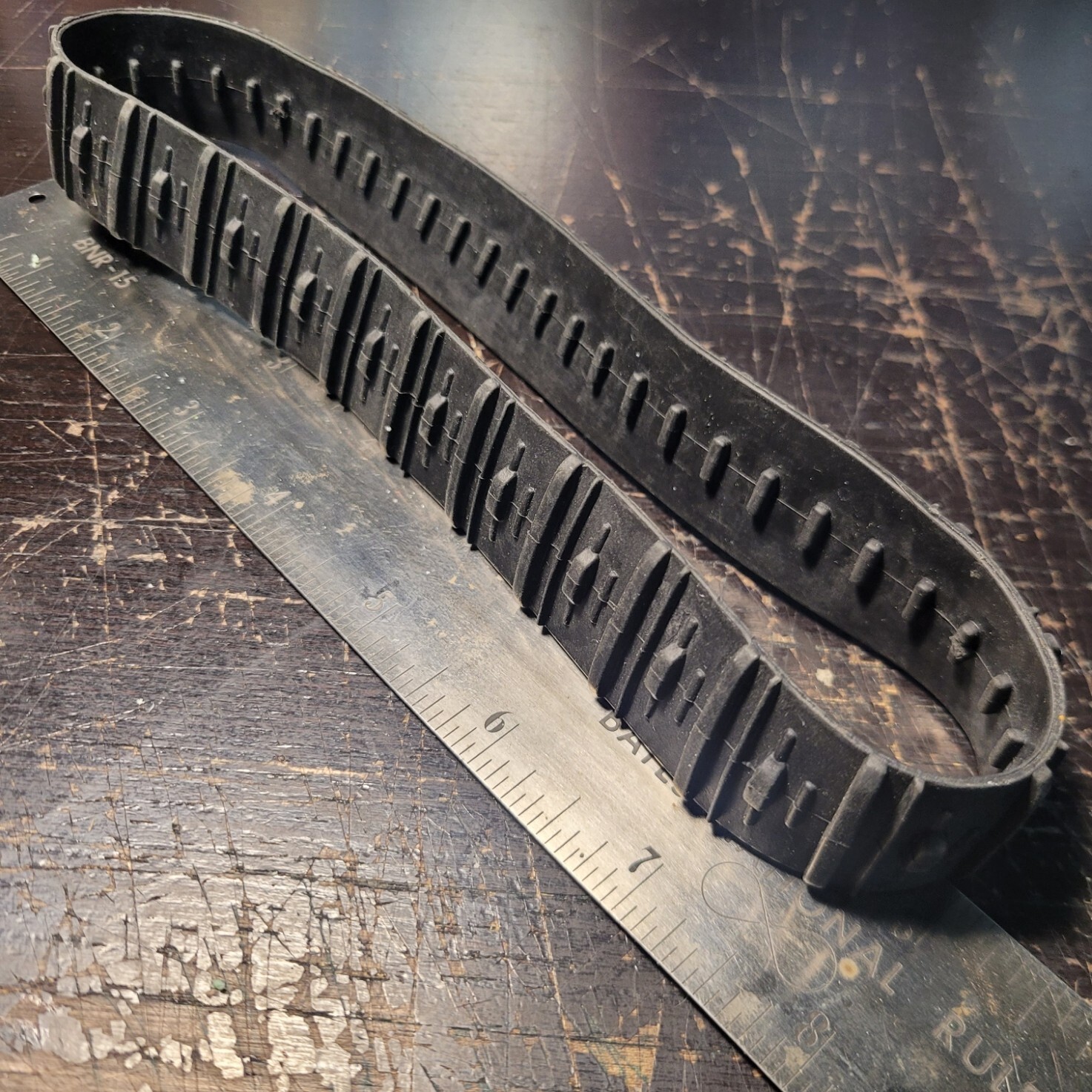 replacement Toy Excavator / Tank tracks (ONE TRACK ONLY) 17.5 INCH