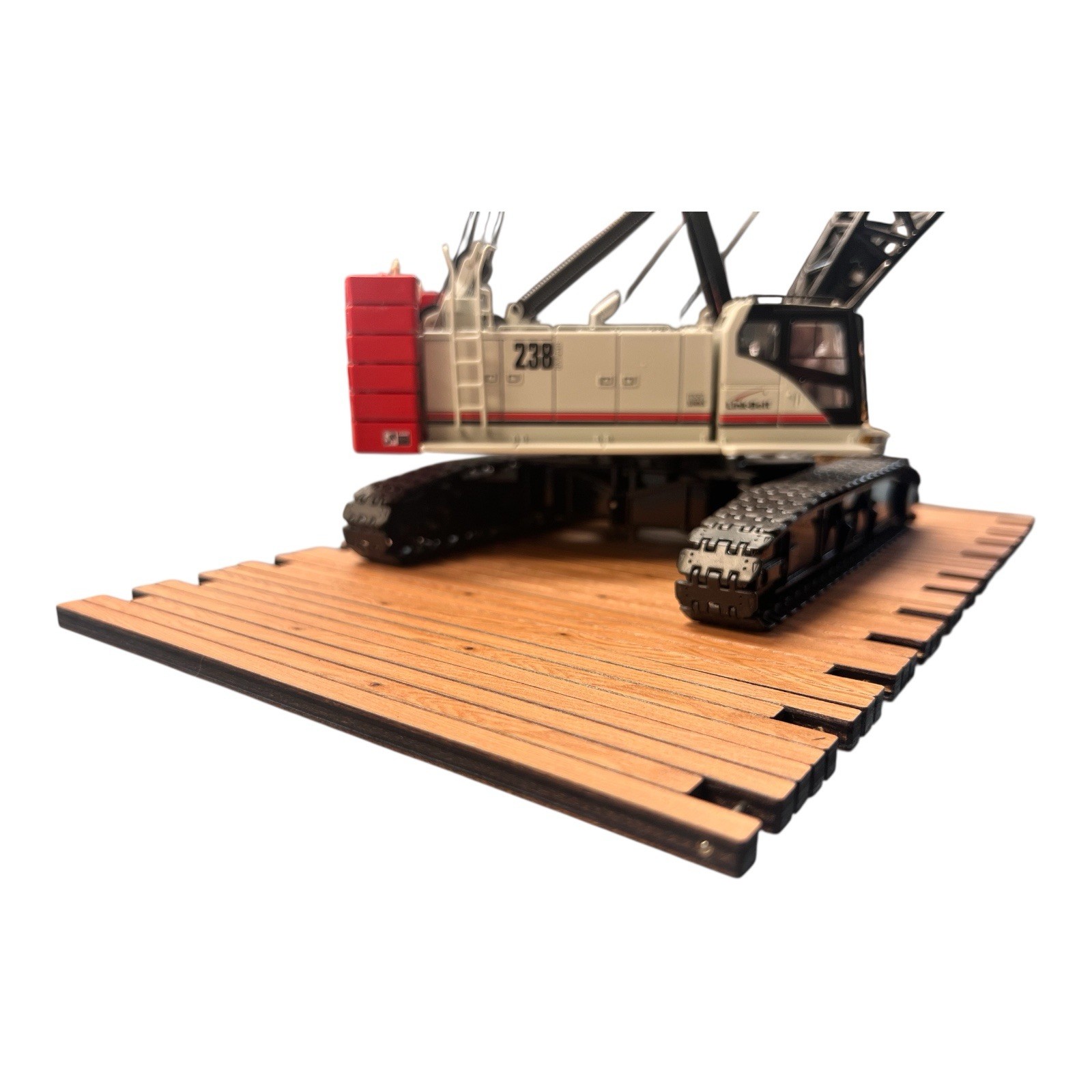 Diecast Crawler Crane Timber Mats 1/50 Scale Real Wood