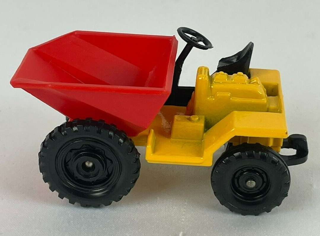 Vintage 1973 CORGI JUNIORS 85a SKIP DUMPER, Barford Bison Dump 1:64