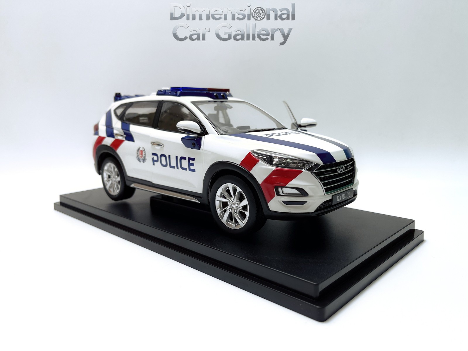 IXO 1/18 Hyundai SPF Next Police car Alloy model