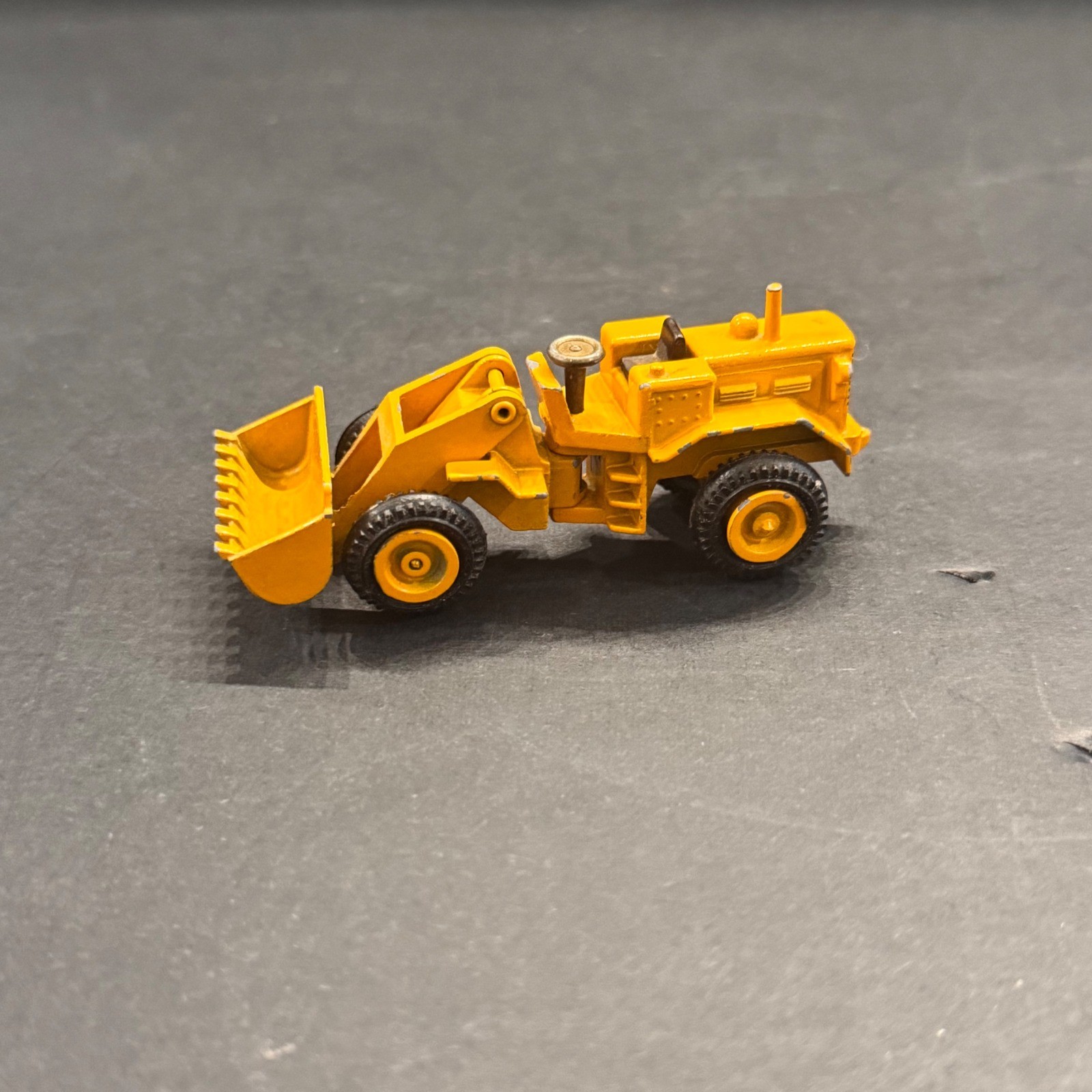 Vintage V215 Front Loader Yellow Diecast Construction Toy Made in W Germany N2G