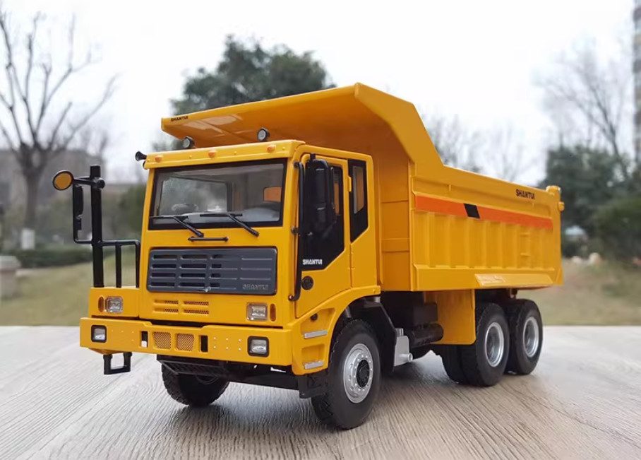 1:35 26CM SHANTUI Mining Dump Truck Construction Equipment Machine Diecast Model