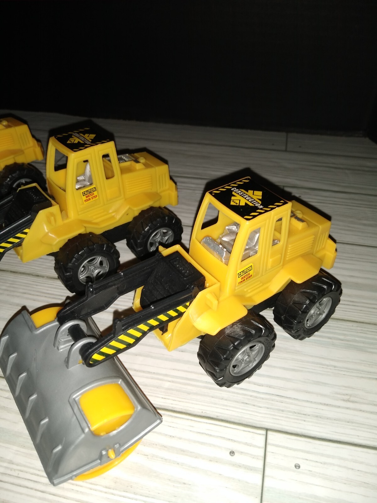 Construction Machinery Kids Plastic Toys Set Of 4 Vehicles