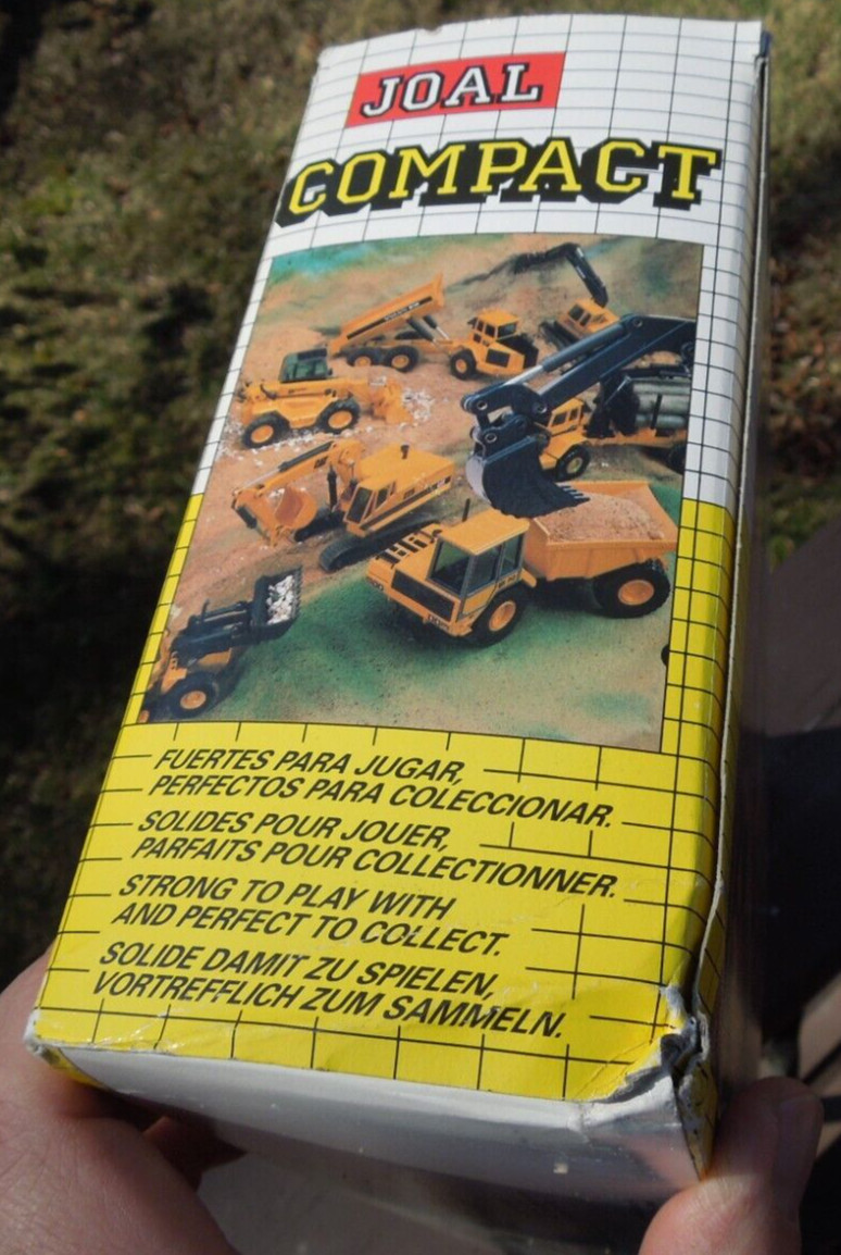 Vintage NIB Joal Compact Transporter CAT 225 Excavator 1:50 Diecast Model 320