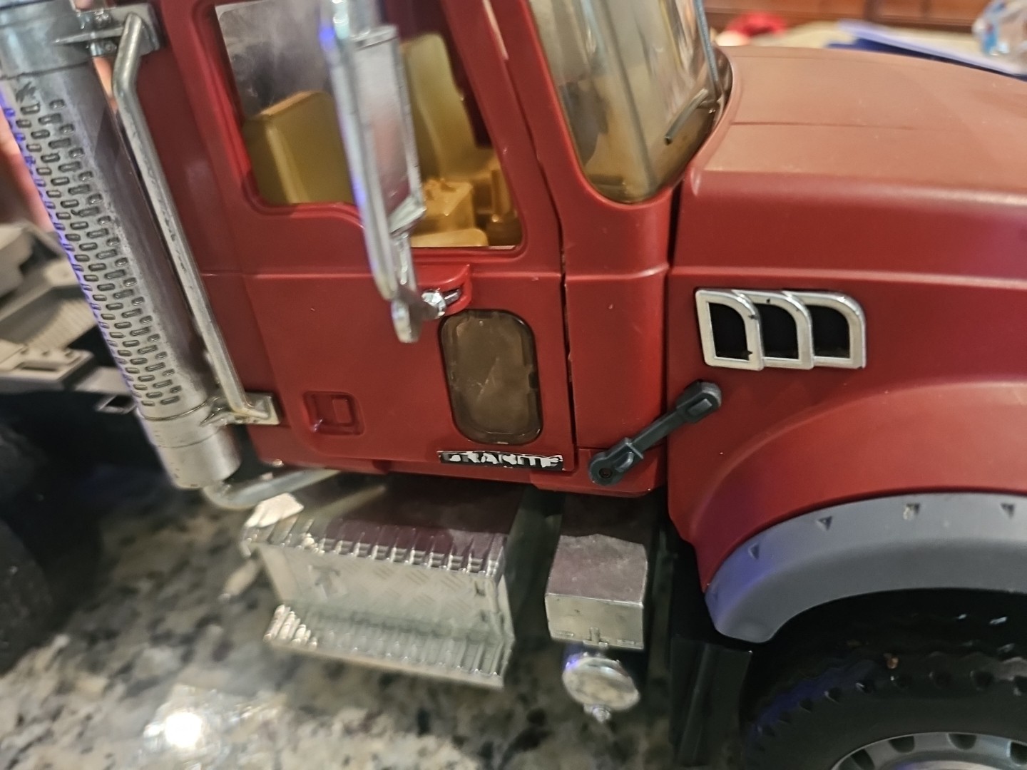 BRUDER Mack Granite Truck Semi Cab 1:16 2007 Made in Germany Tractor Trailer