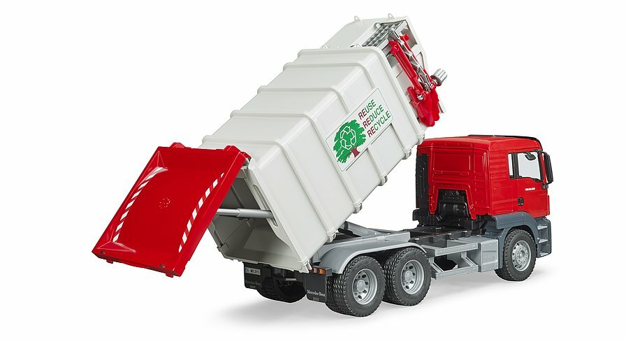GARBAGE TRUCK MAN TGS Bruder Toy Car Model 1/16 1:16
