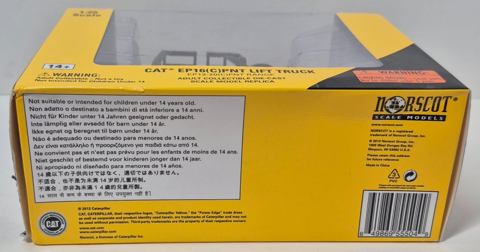 CAT EP16(C)PNT Lift Truck 1:25 Scale – Norscot Scale Models