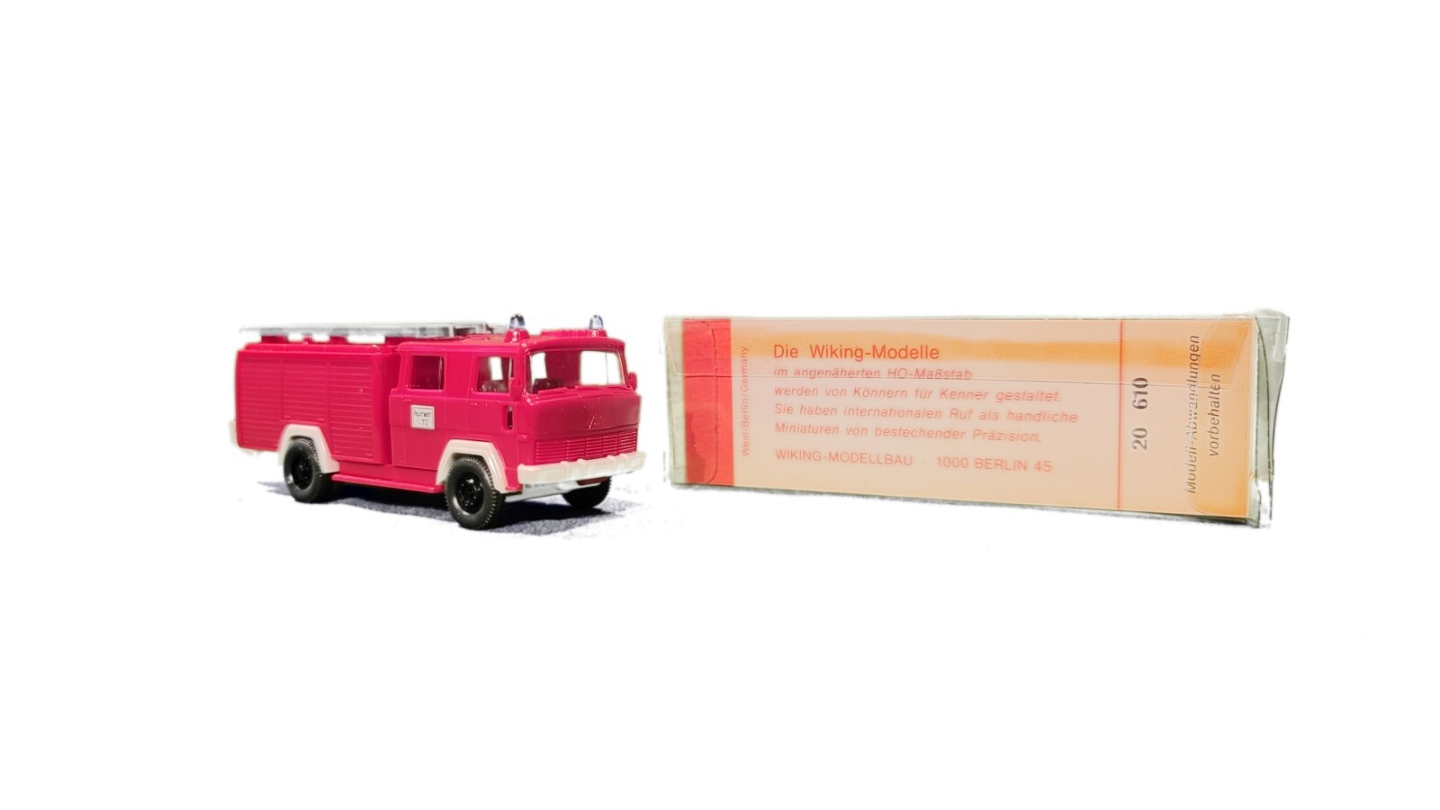 Wiking 20610 Magirus Fire Truck – Germany 1/87 HO Scale (plastic) MIB