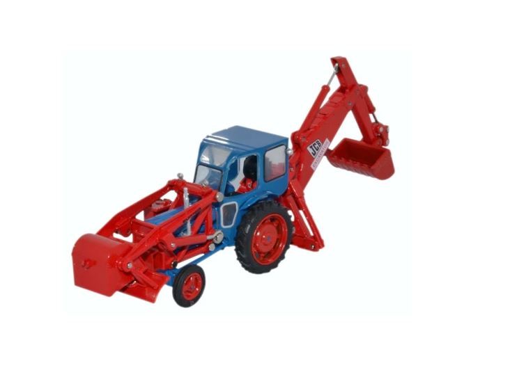Oxford Diecast – Blue and Red Tractor – JBC Major MK1 – 1/76 …
