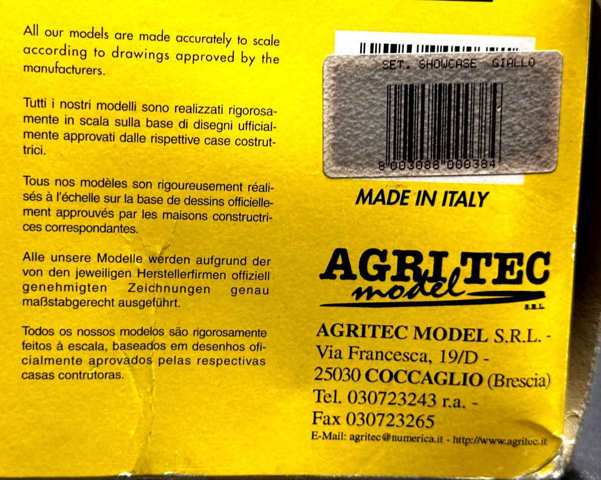 ROS Agri Tec Model BULDOZER / EXCAVATOR / WHEEL LOADER Die Cast 1:32 Play Set