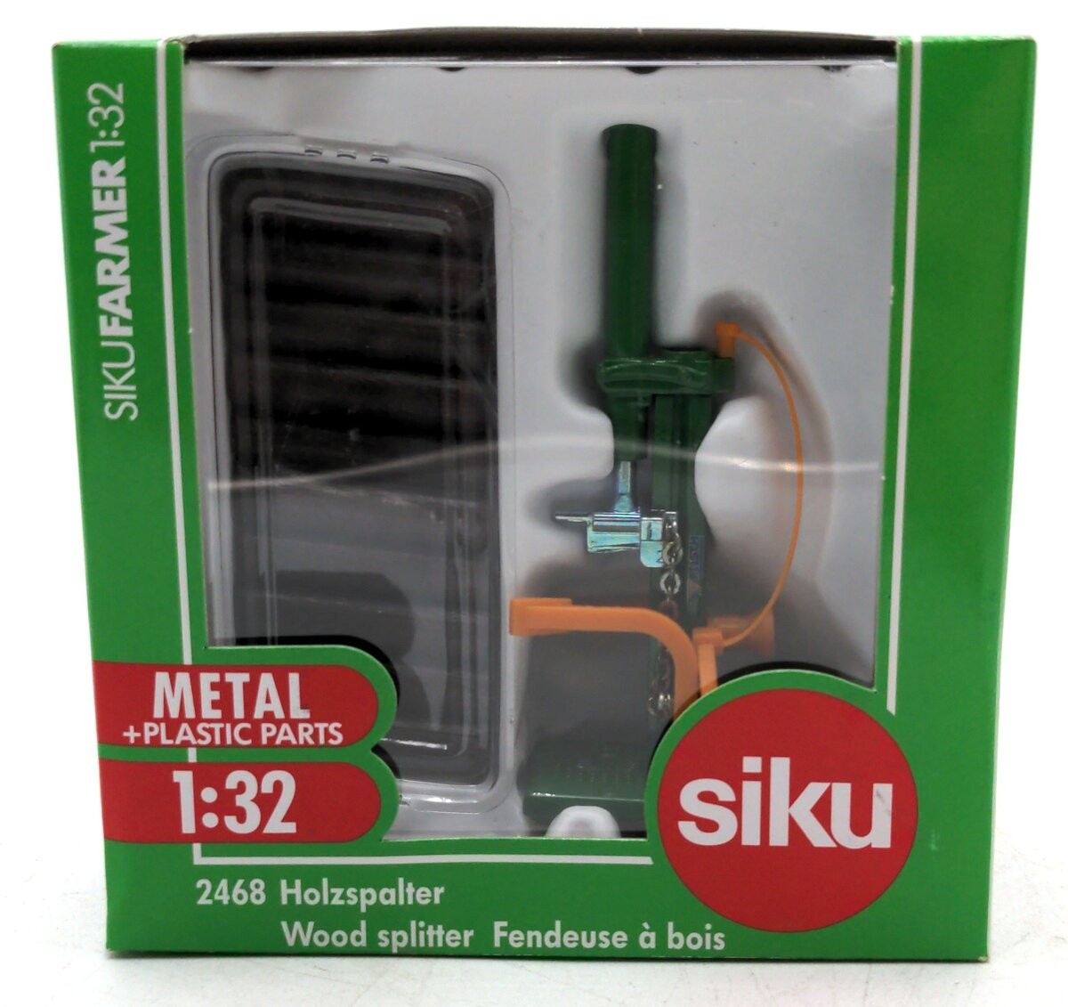Siku 2468 1:32 Scale Wood Splitter With Logs