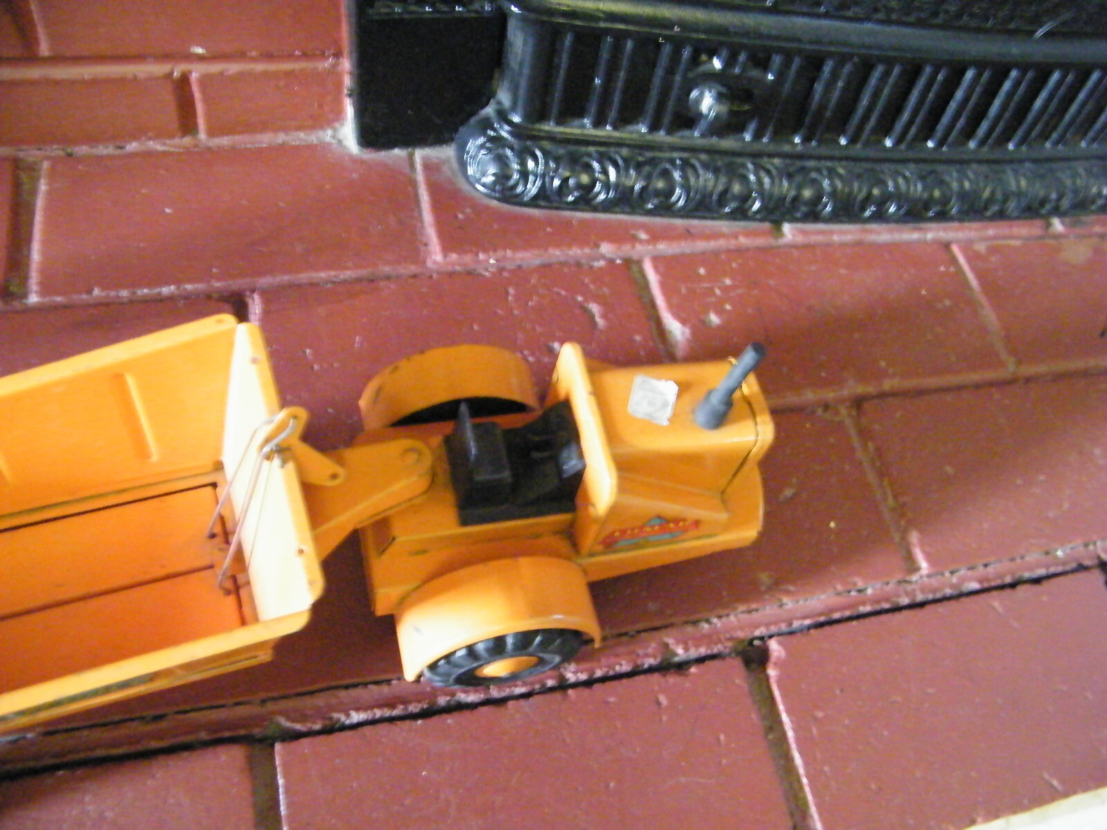 Vintage Marx Pressed Steel Lumar Contractor Earth Hauler MINTY
