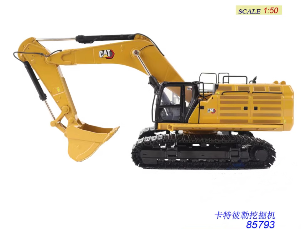 1:50 DM Cat 374 Next Generation Hydraulic Excavator Machinery Diecast Model