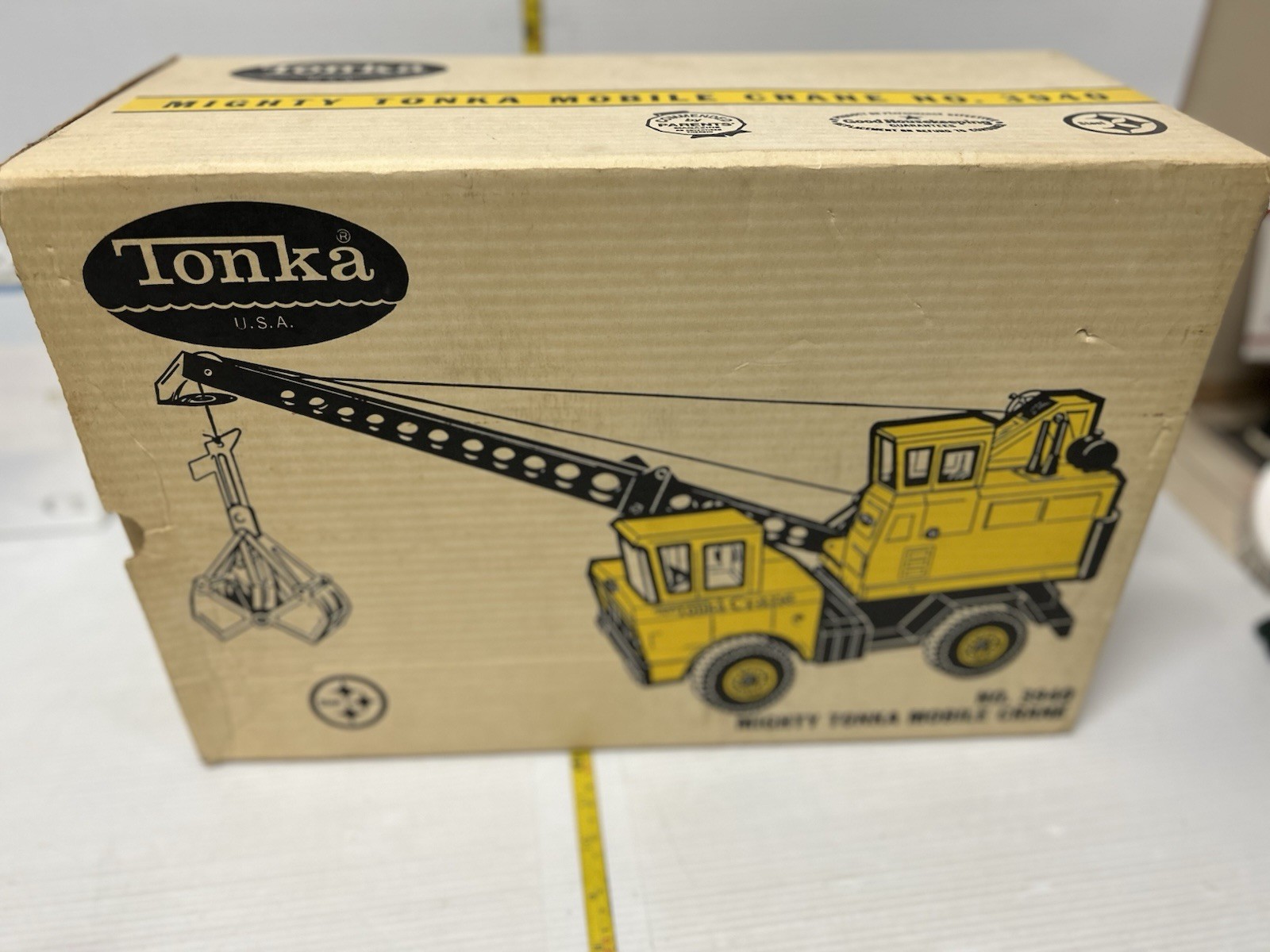 Mighty Tonka Crane 3940 Original Box Only No Crane