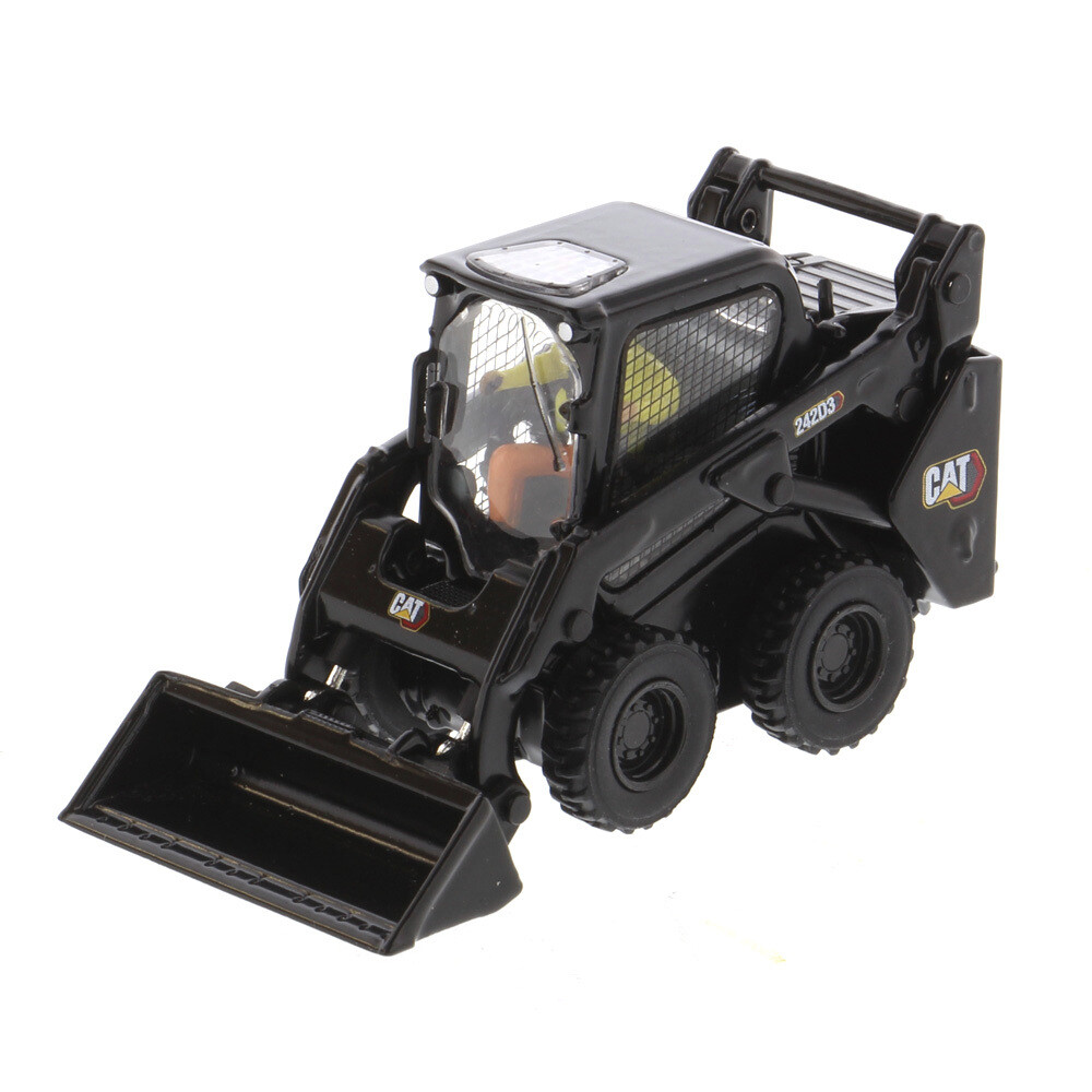 DIECAST MASTER 1/50 BLACK CAT 242D3 COMPACT SKID STEER LOADER FIRST GEAR