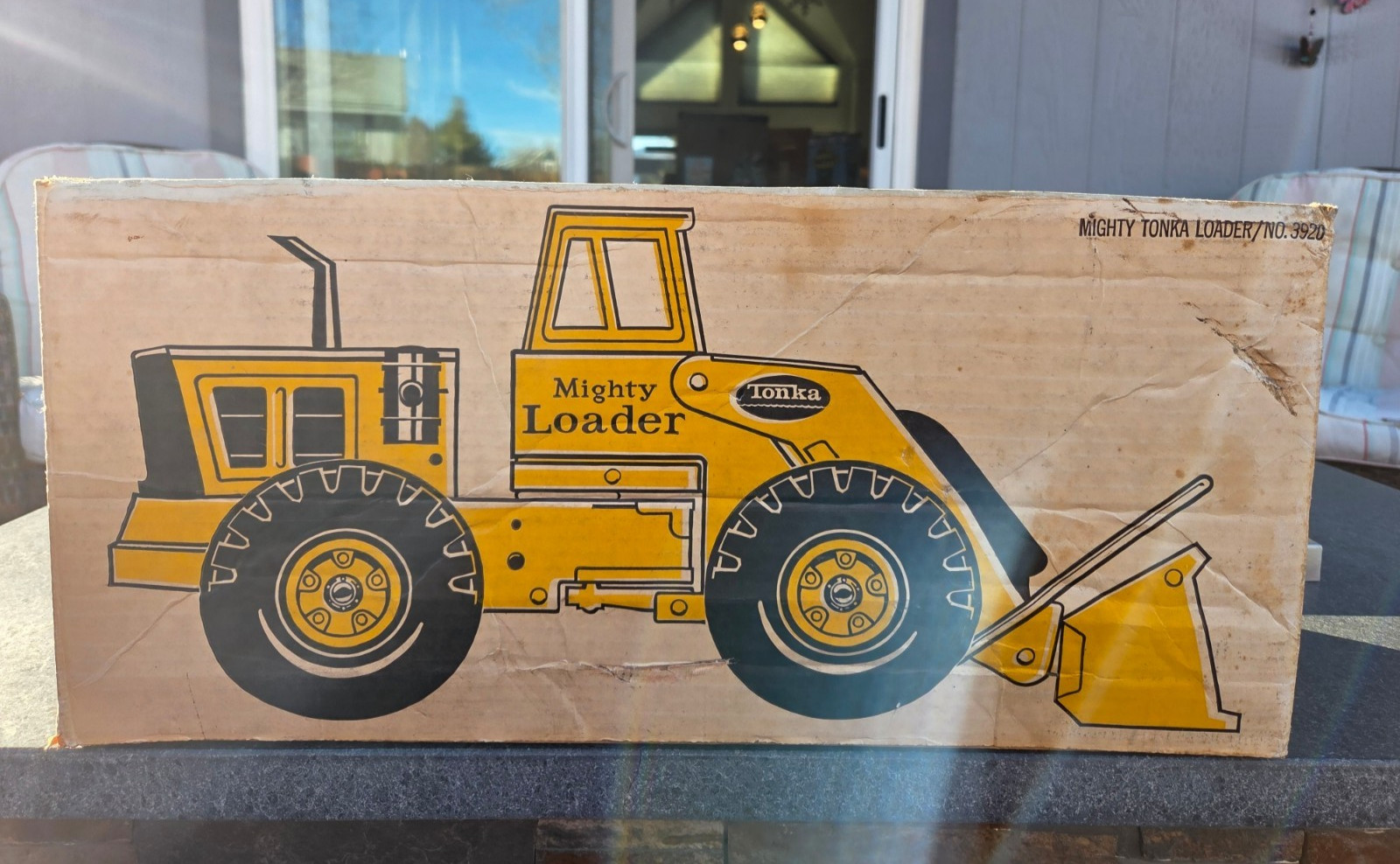 Vintage Tonka 1968 Mighty Loader Packaging #3920 Box Only