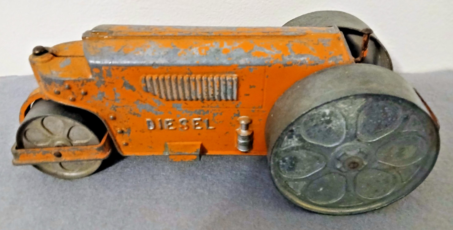 HUBLEY Diesel Steam Roller #480-Die-Cast Kiddie Toy
