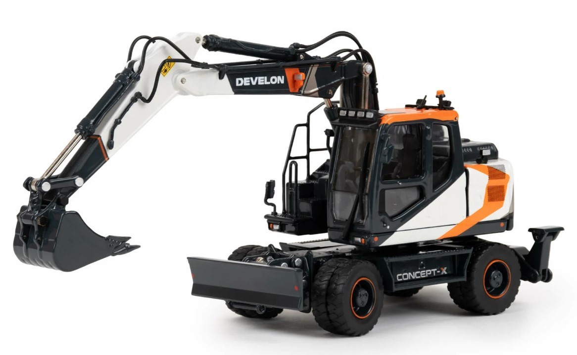 IMC MODELS,Wheel excavator DEVELON DX 165-7 WR Concept X, 1/50, IMC16-1016