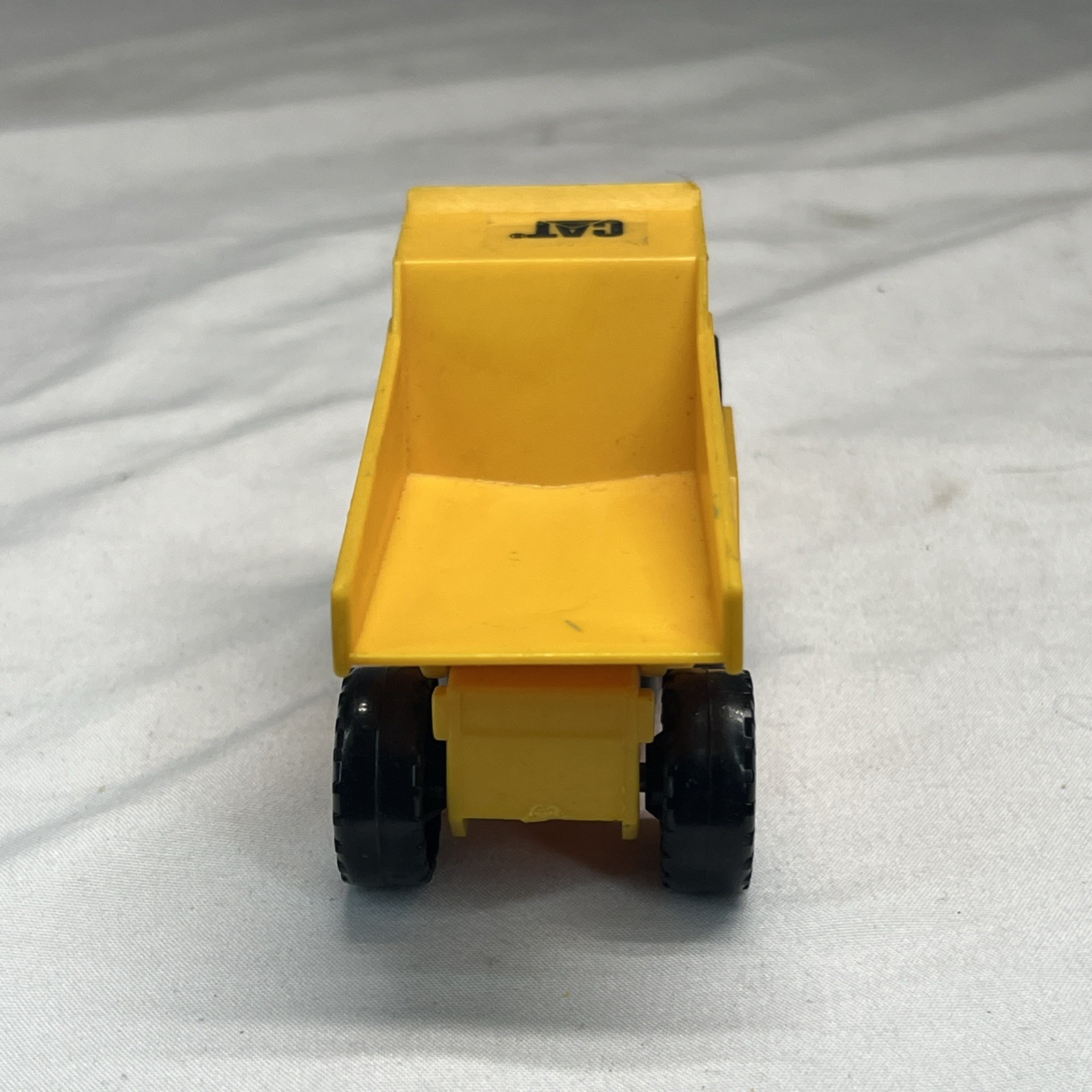 Genuine Toy State Black & Yellow Caterpillar Toy Dump Truck And Bulldozer