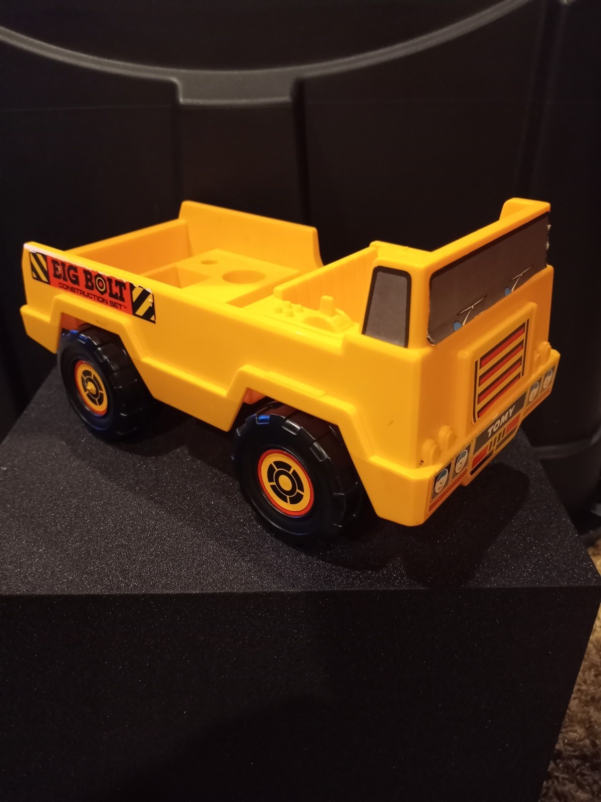 Vintage Tomy Big Bolt Construction Set Truck 1980s Incomplete Missing Pieces