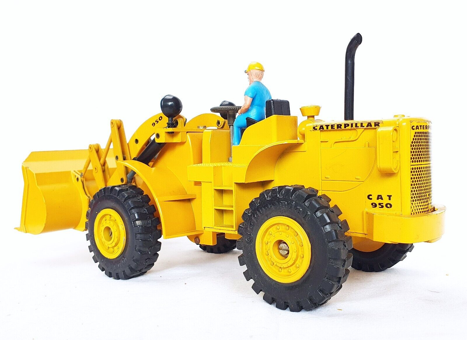 Stelco Germany 1:25 CAT CATERPILLAR 950 WHEEL LOADER DIGGER SHOVEL 30cm Mint`76