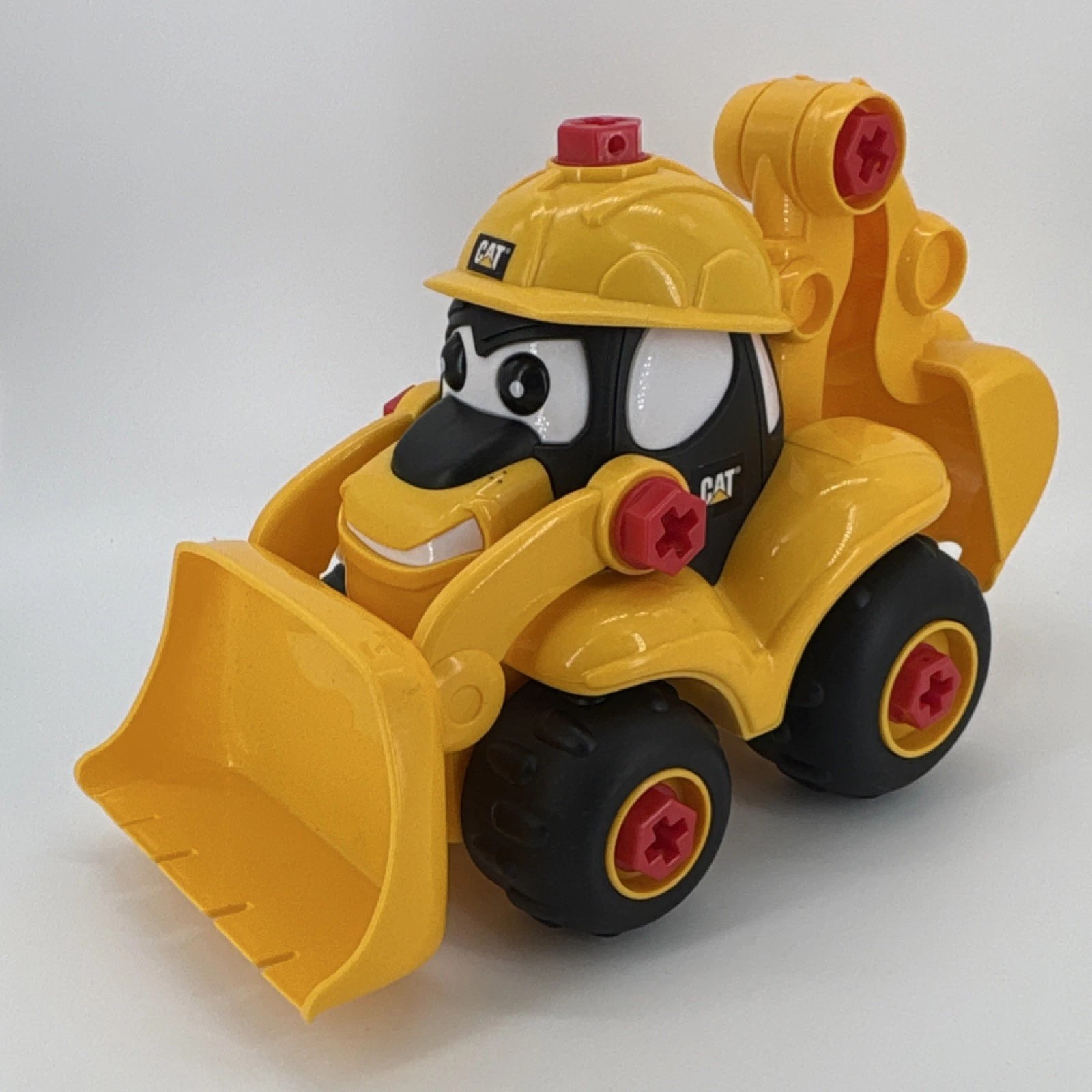 CAT Toy State Take Apart Construction Toy Lot Dump Truck Backhoe Loader Machine