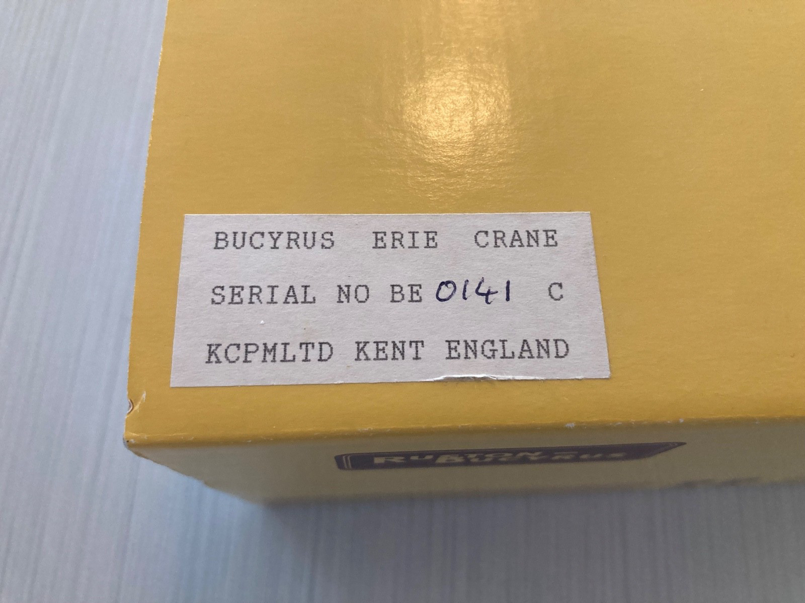 Ruston Bucyrus Erie 22B Crane (1950-1962) No. K5004/1 New in Box