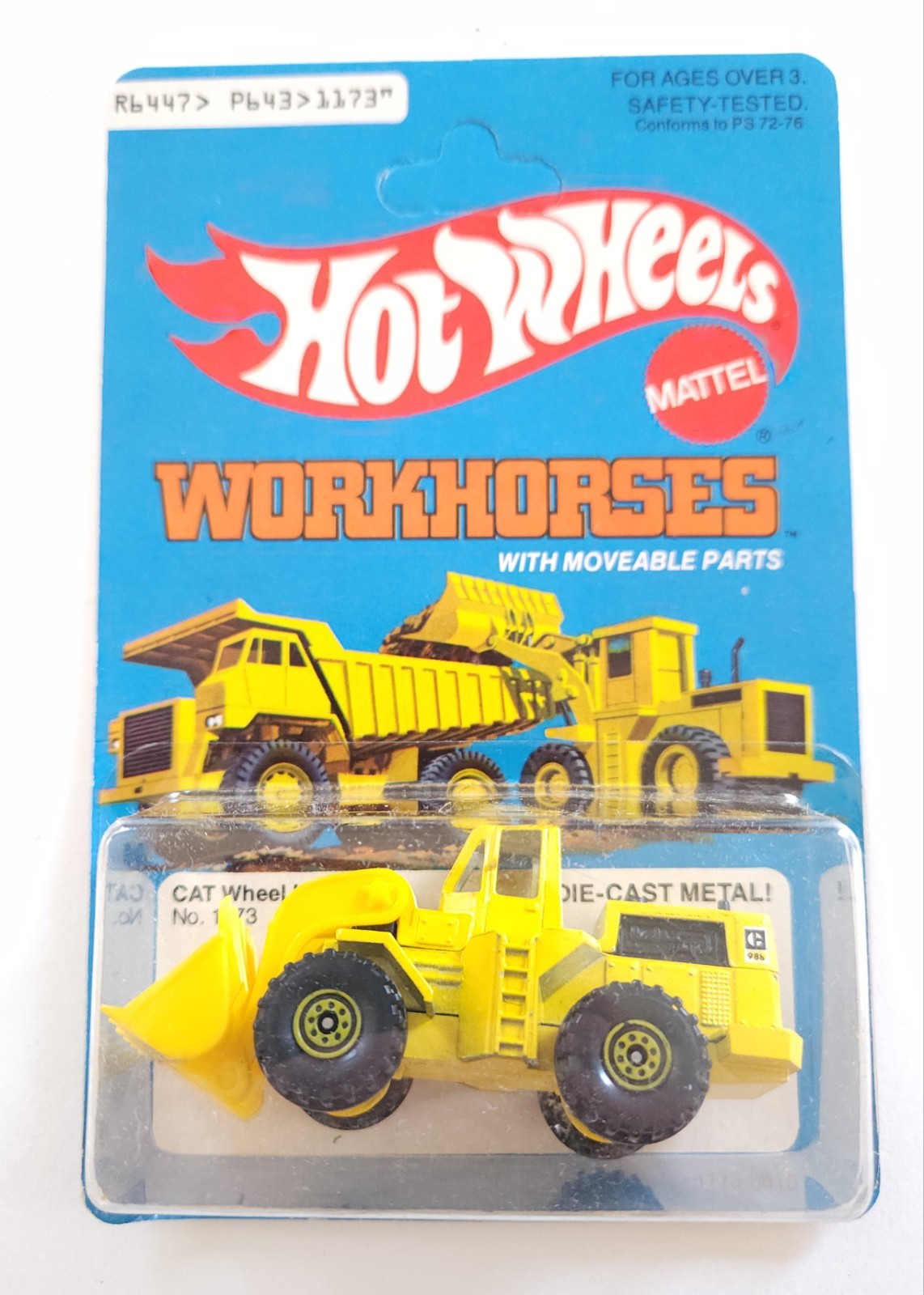 Vintage Hot Wheels Workhorses 1169 1171 1689 1173 Construction Toy Lot