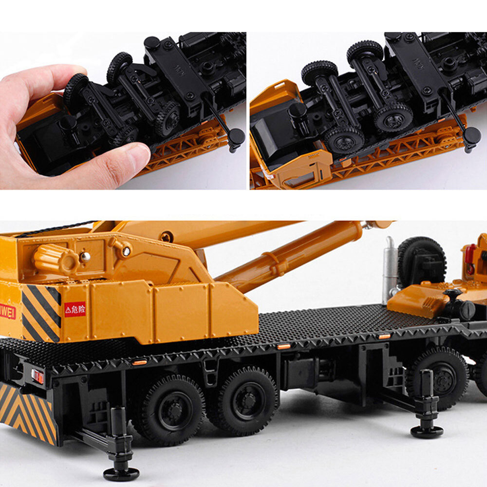 1:55 Crane Truck Model Diecast Construction Toy Trucks Toy Vehicle Boys Gifts