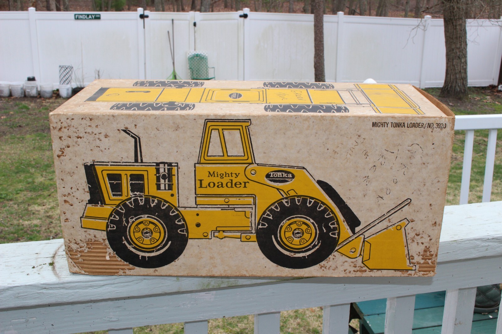 Vintage Tonka 1969-70 Mighty Tonka Loader Packaging #3920 Box Only