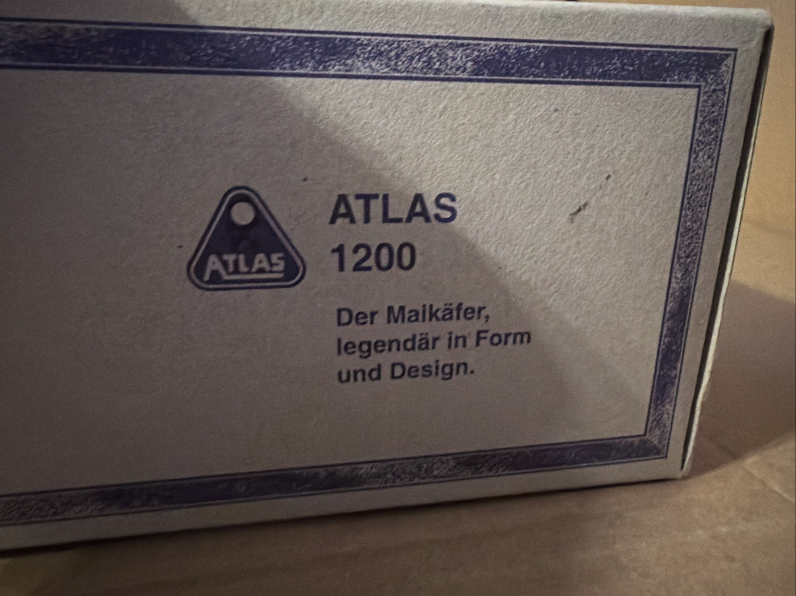 NZG Atlas 1200 Excavator Construction Model Box New