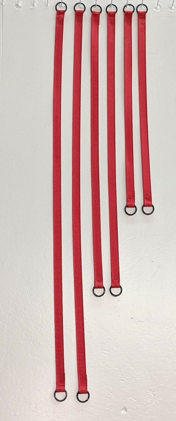 Crane Nylon Lifting Straps (Set of 6) 1:50th 1:48th. In Safety Red