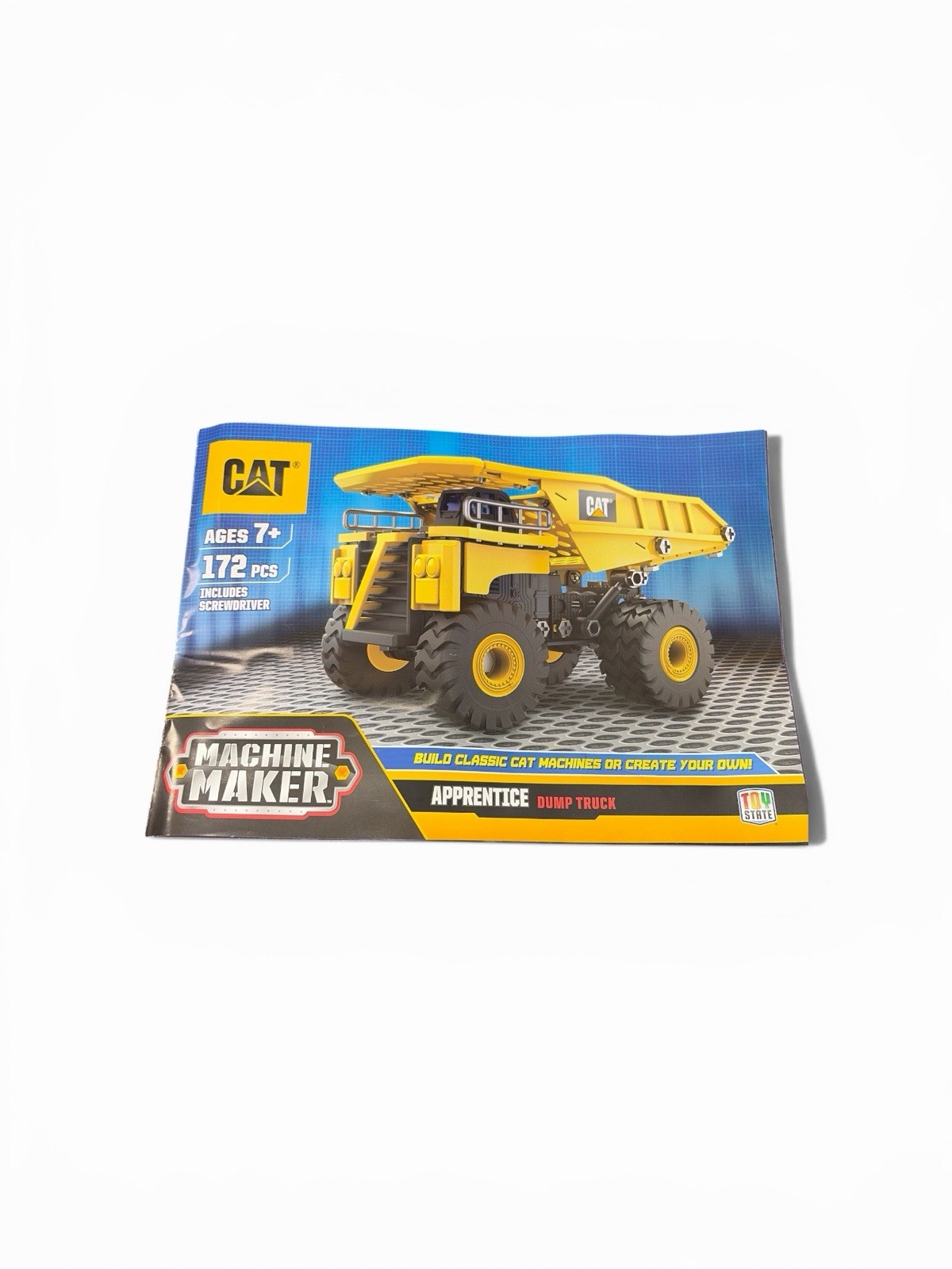 CAT Machine Maker 272 Pc Construction Building Toy 3-in-1 w/ Many Parts Manuals