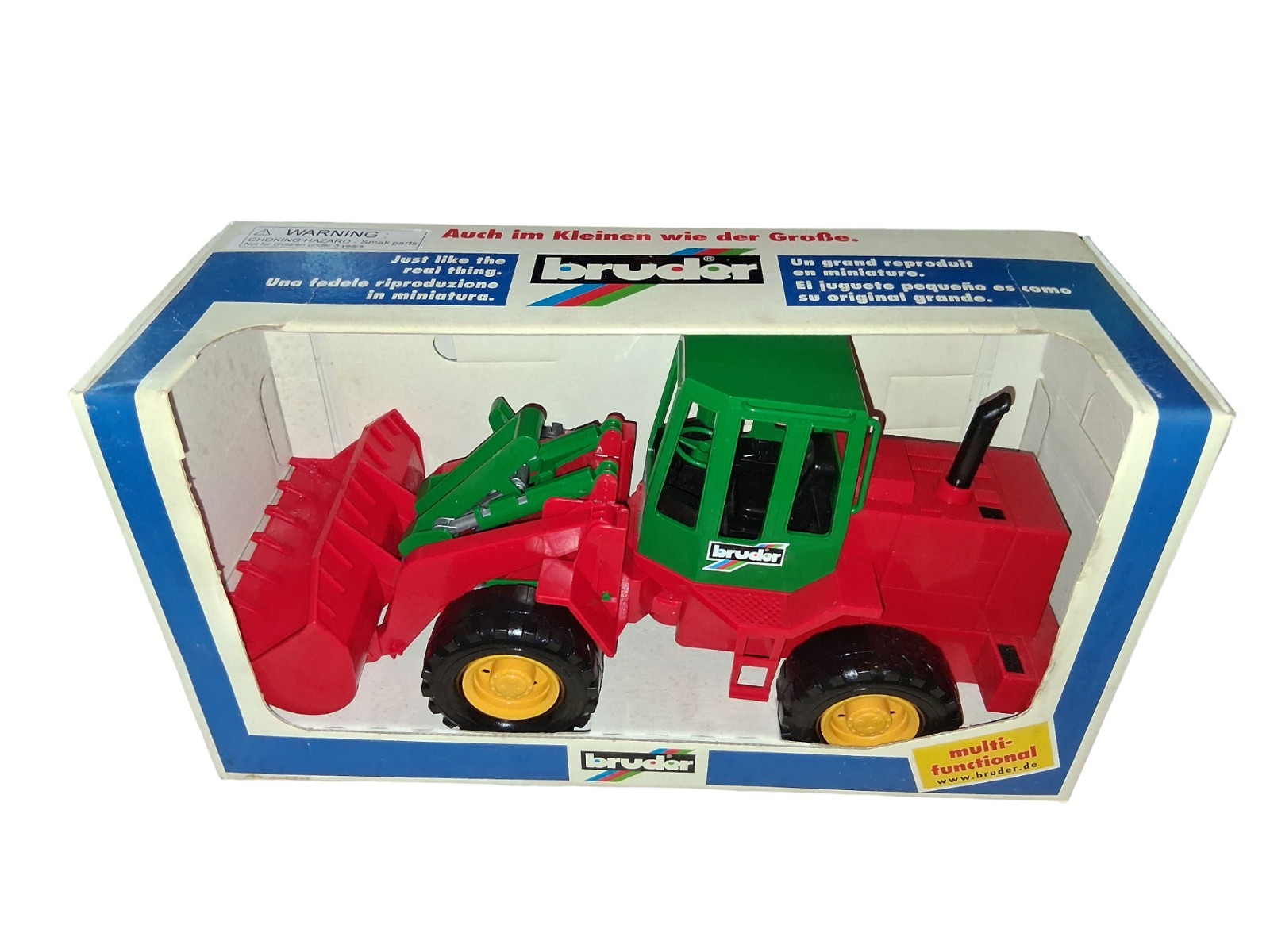 Vintage New Bruder Front End Articulated Road Loader 1:16 Scale Made Im Germany