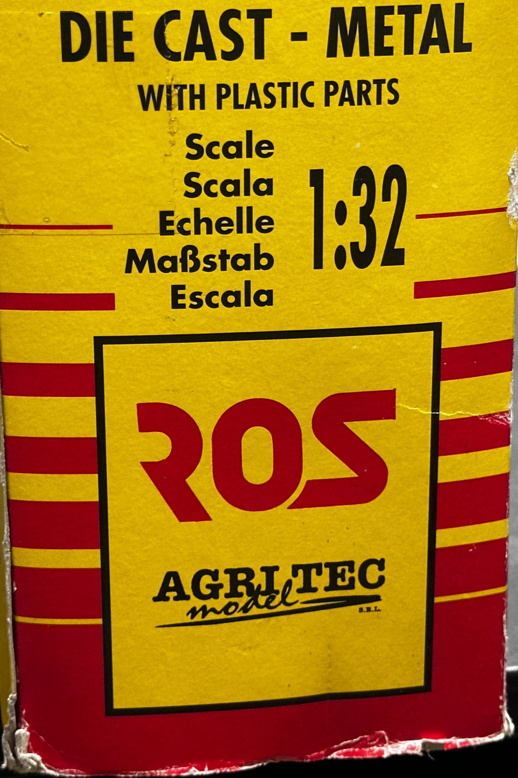 ROS Agri Tec Model BULDOZER / EXCAVATOR / WHEEL LOADER Die Cast 1:32 Play Set