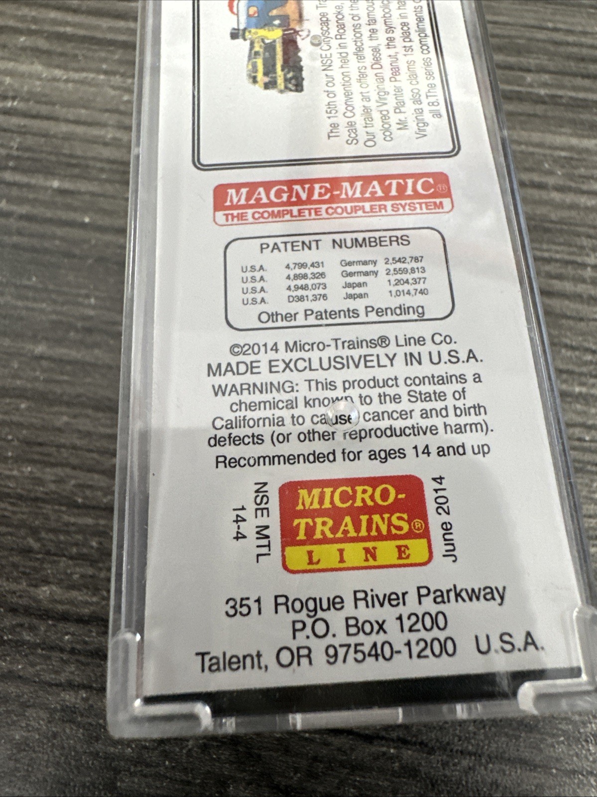 Micro-Trains N Scale 2014 Roanoke Cityscape Trailer – Norfolk Southern NIB!