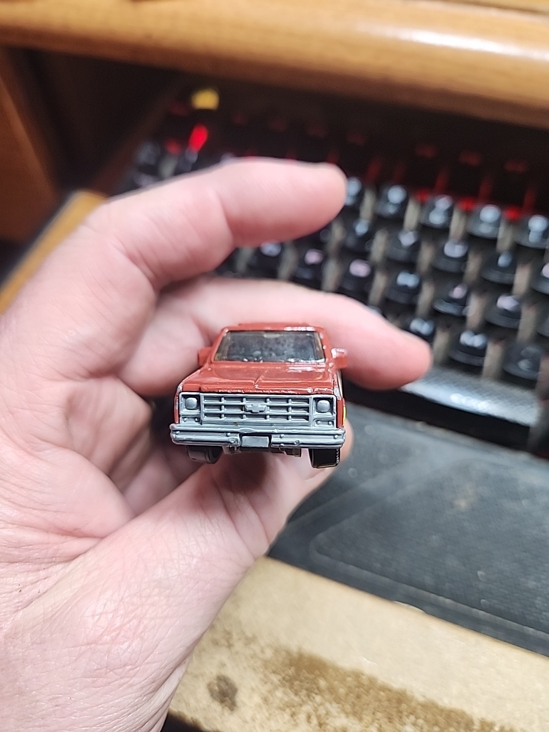2019 Matchbox « Construction » 1975 Chevy® Stepside™ RUSSET BROWN Diecast Loose