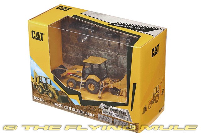 Diecast Masters 1:64 420 XE Backhoe Loader w/5 Work Tools