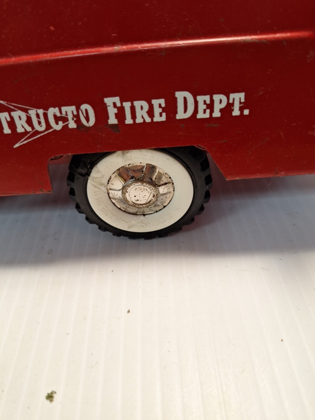 Vintage Pressed Metal Structo Fire Truck