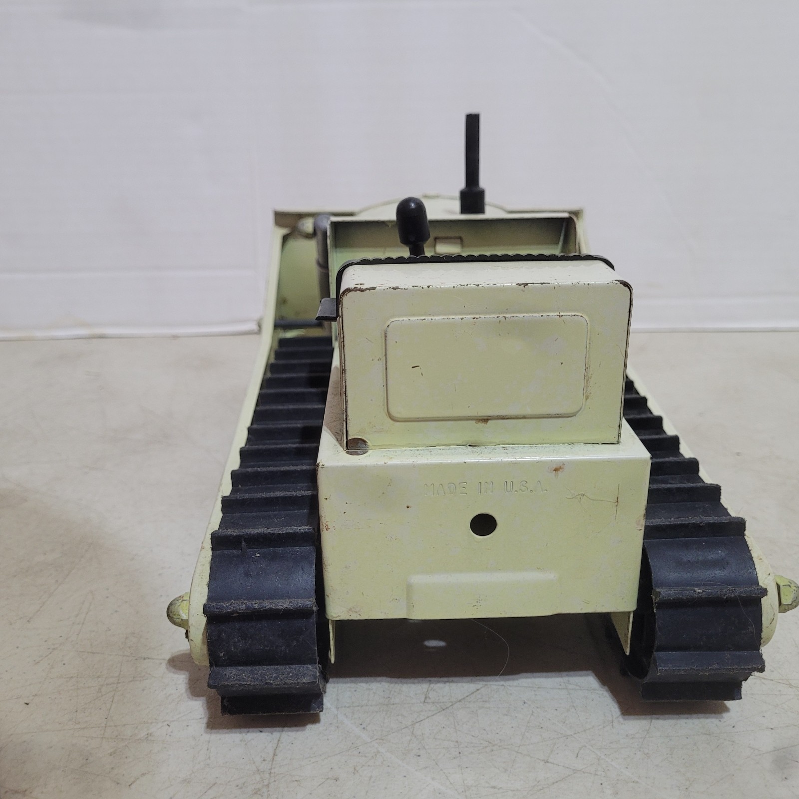 VTG Toy Structo Construction Company Metal Dozer Bulldozer Pressed Steel