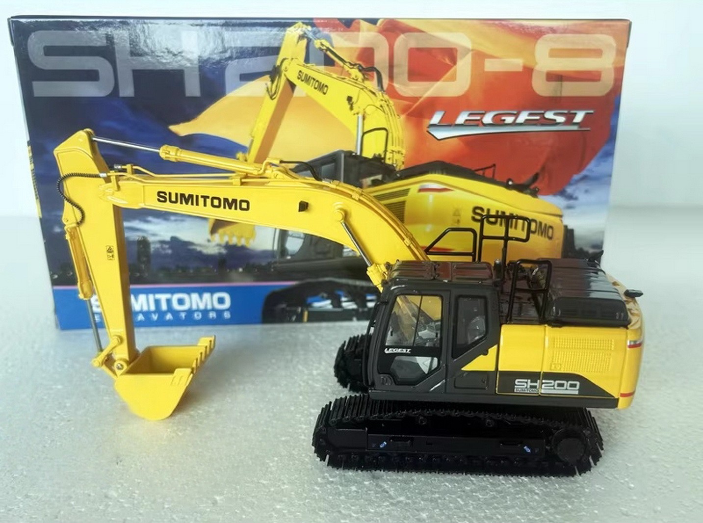 1/50 Scale SUMITOMO SH200-8 Hydraulic Excavator Diecast Model Toy Collection