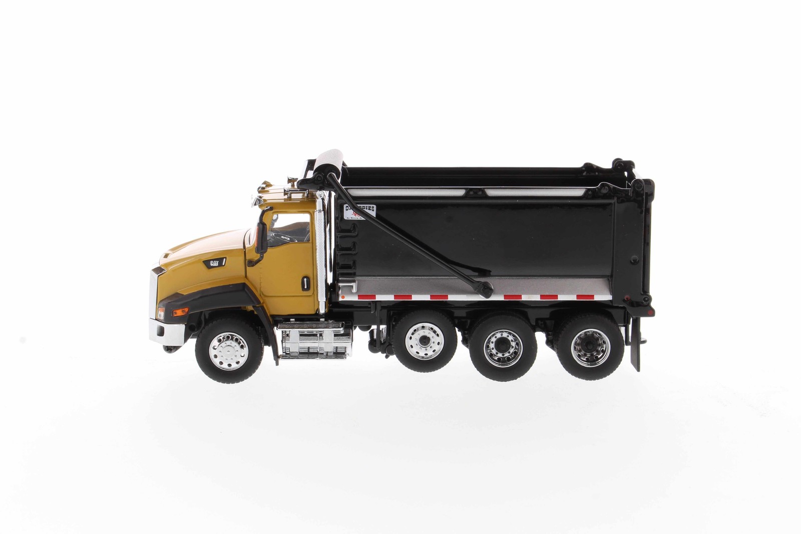 DM 1:50 Cat CT660 Day Cab Automatic Loading Alloy Flip Truck Model 85668