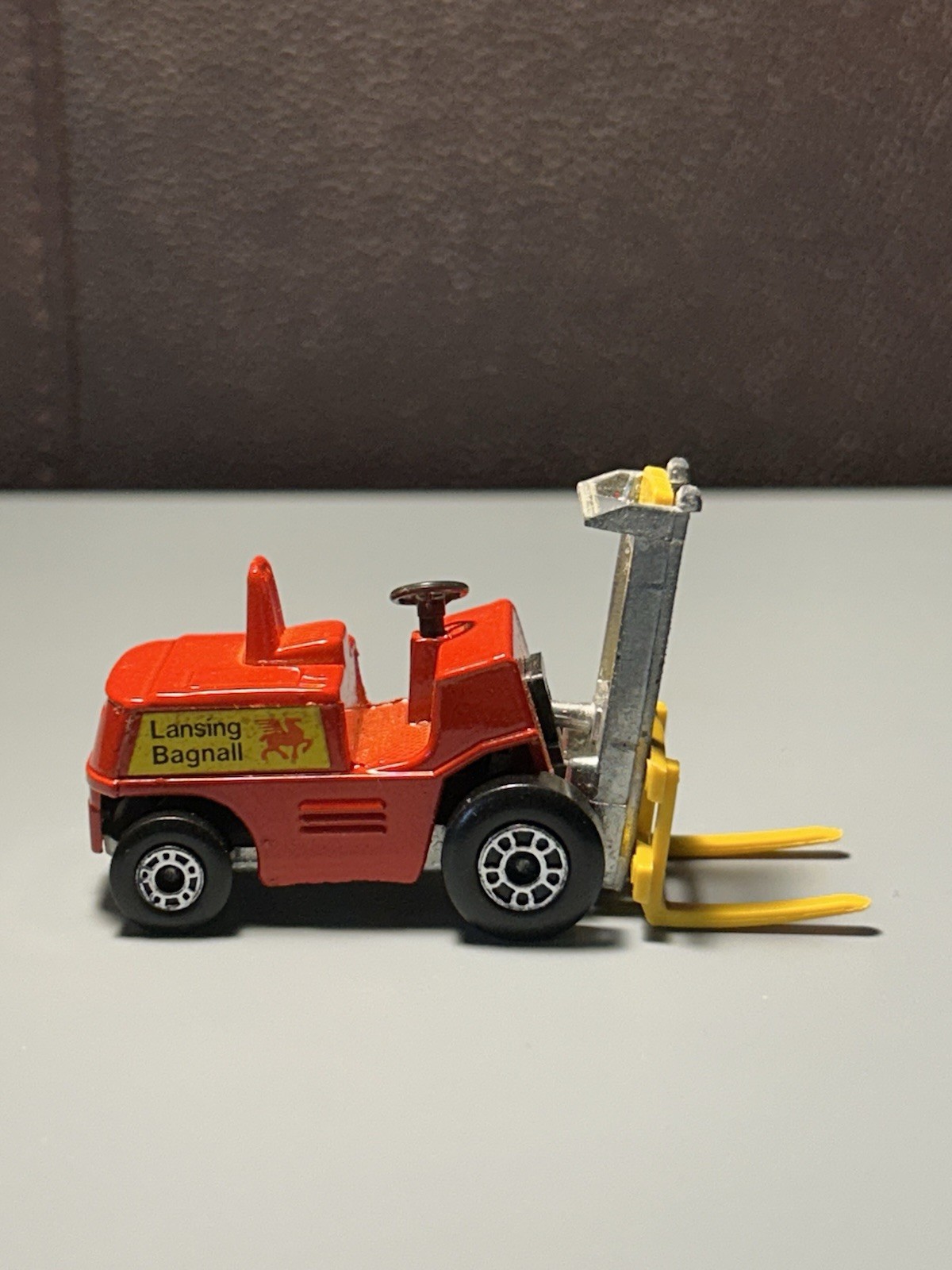 Matchbox Superfast Lansing Bagnall Forklift Truck Diecast 1:76 Advertising 1972