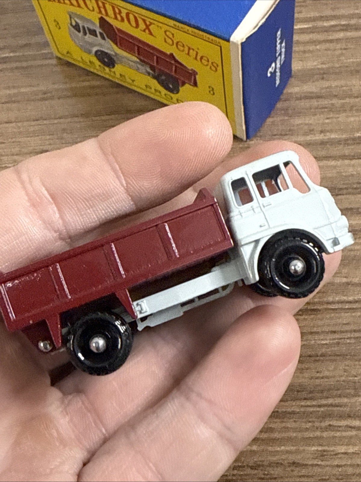 Vintage Lesney Matchbox Bedford Tipper Dump Truck w/ Box #3 New!