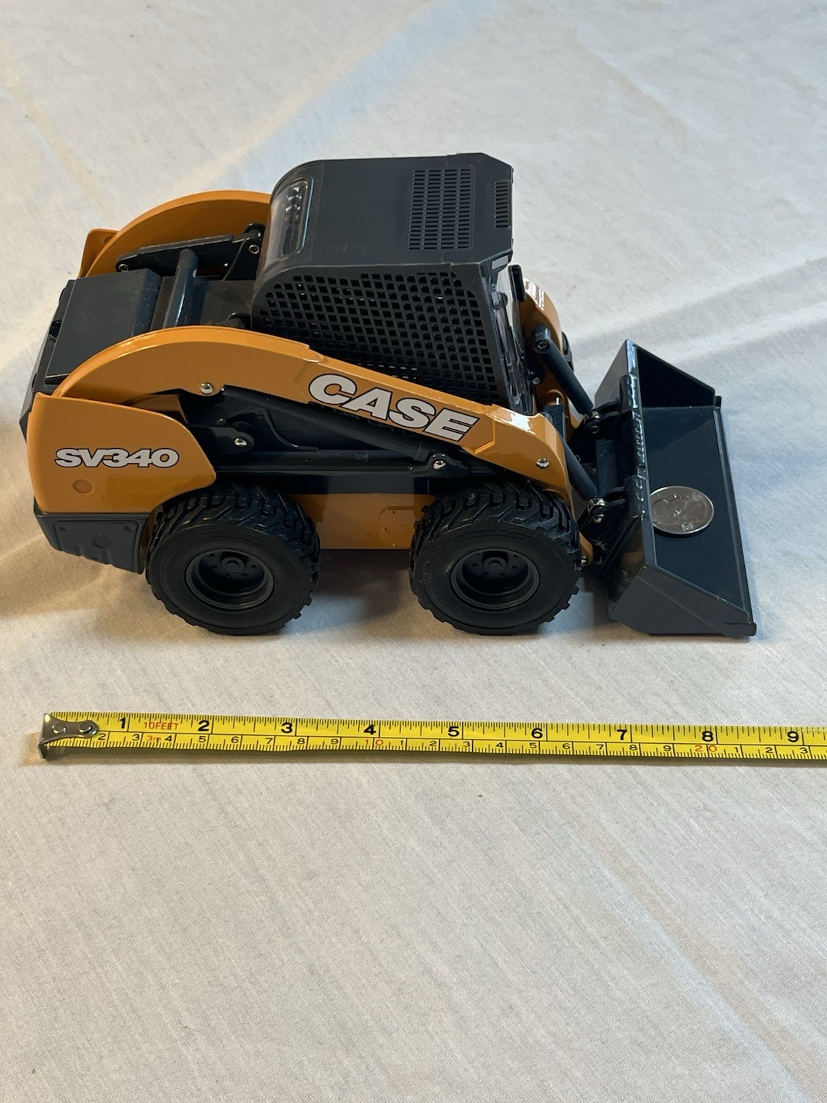 Case SV340 Diecast Loader Model Yellow Black Construction Equipment