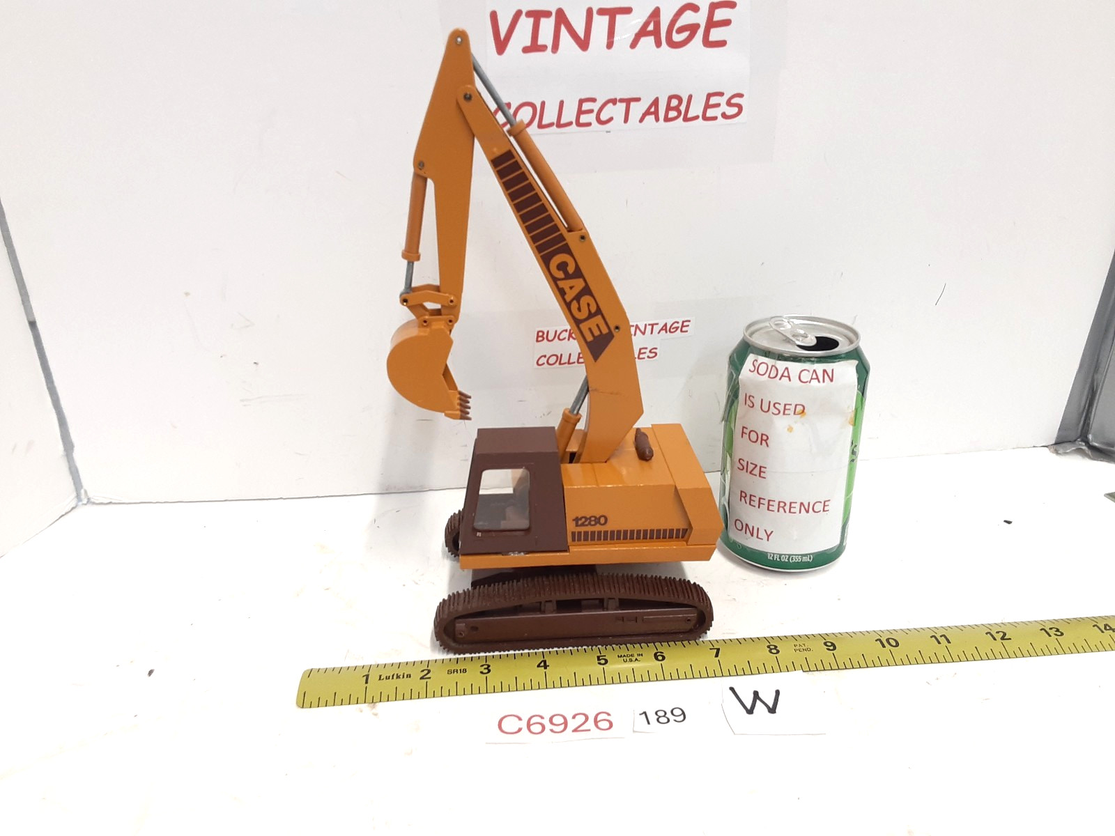 Vintage Conrad Case 1280 Excavator 1:35 Scale #2962 W Germany
