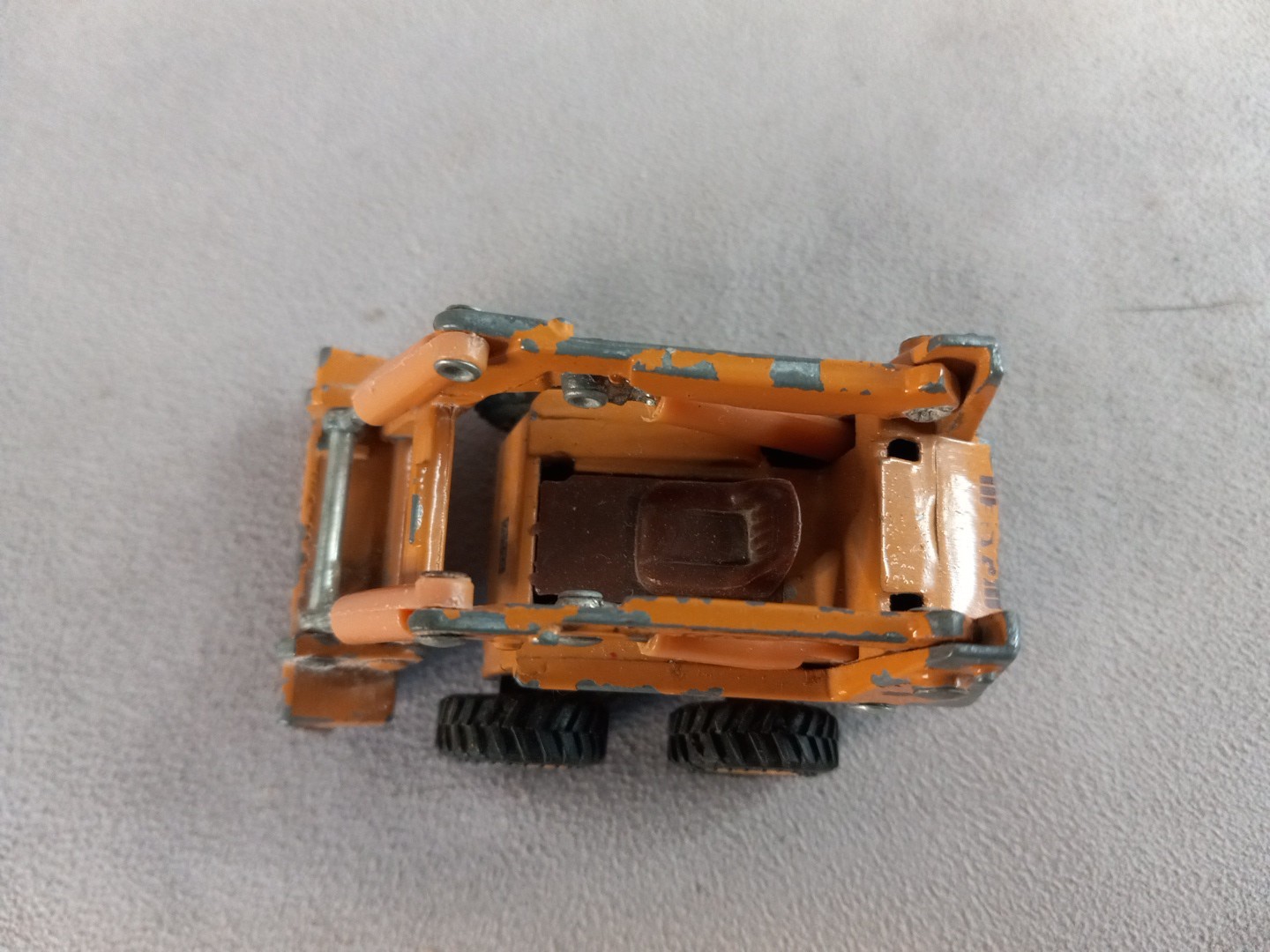 Vintage Ertl CASE 1845C Skid Steer Loader Construction Farm Toy 1:64 No Cage