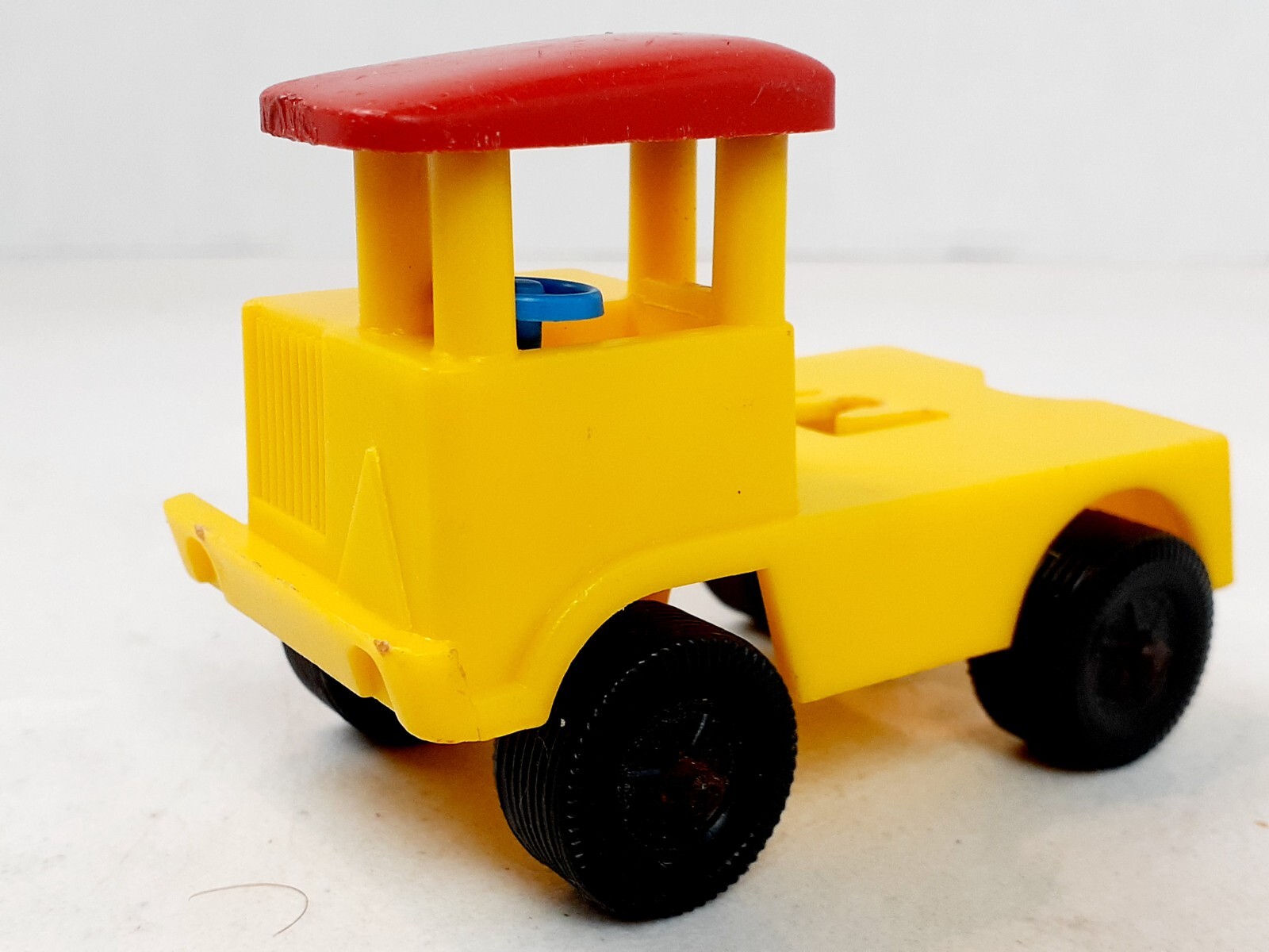 Vintage Mini Construction Toy Dump Truck Crane Cab 3.5&Prime; Made in W. Germany 923