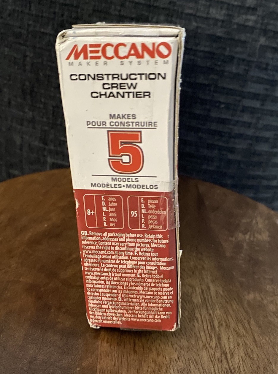 Meccano Construction Crew Chantier Dump Truck15203 Metal Set Spin Master Sealed